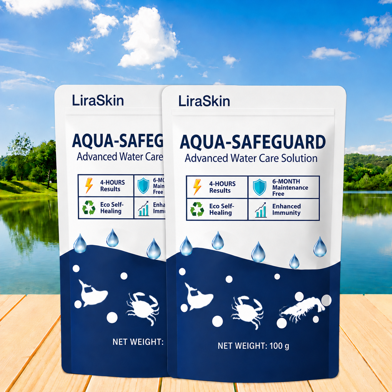 🌟 Official Store |⏱️ Crystal Clear in 24 Hours! |LiraSkin® AQUA-SAFEGUARD Advanced Water Care Solution