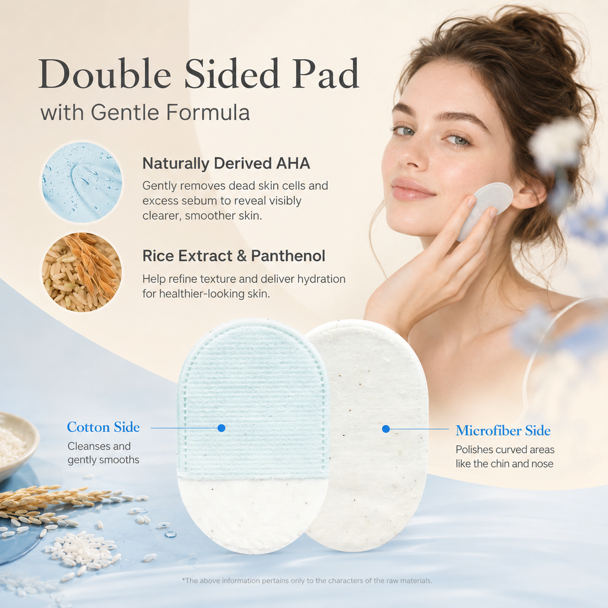 Body Exfoliating Scrub Pads For Bumpy Flaky Skin 5 Pack