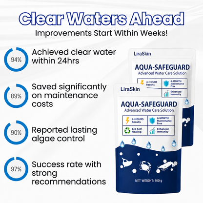 🌟 Official Store |⏱️ Crystal Clear in 24 Hours! |LiraSkin® AQUA-SAFEGUARD Advanced Water Care Solution