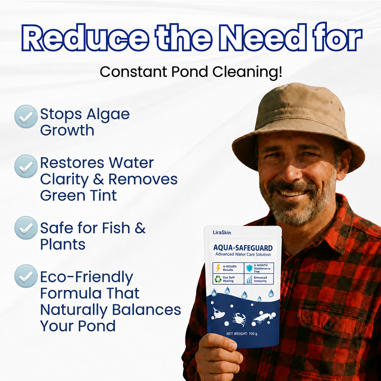 🌟 Official Store |⏱️ Crystal Clear in 24 Hours! |LiraSkin® AQUA-SAFEGUARD Advanced Water Care Solution