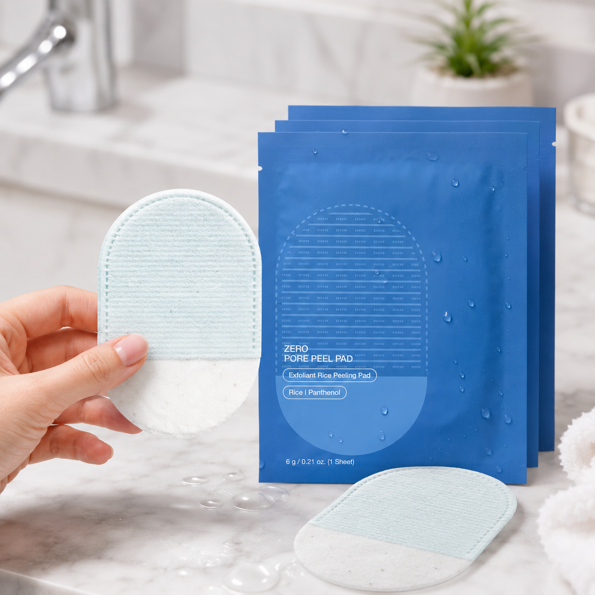 Body Exfoliating Scrub Pads For Bumpy Flaky Skin 5 Pack