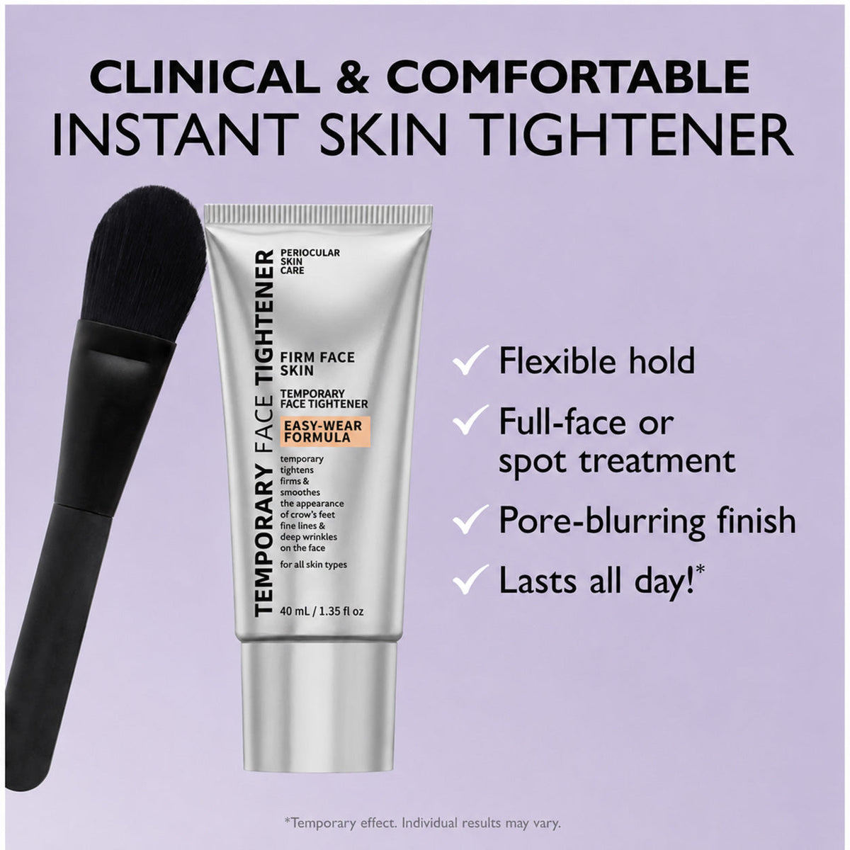 Instant Firming Temporary Face Tightener Easy-Wear Formula