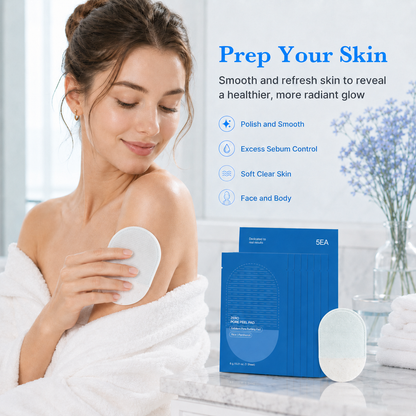 Body Exfoliating Scrub Pads For Bumpy Flaky Skin 5 Pack