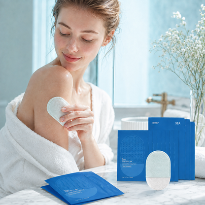 Body Exfoliating Scrub Pads For Bumpy Flaky Skin 5 Pack